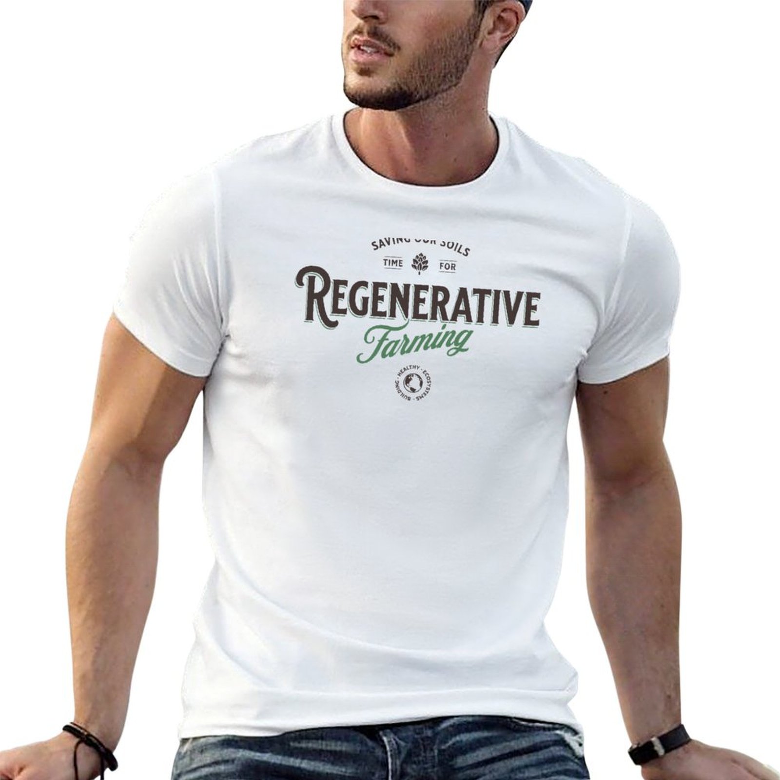 Regenerative Farming Agriculture - Koszulka z motywem regeneracyjnej rolnictwa, koszulka