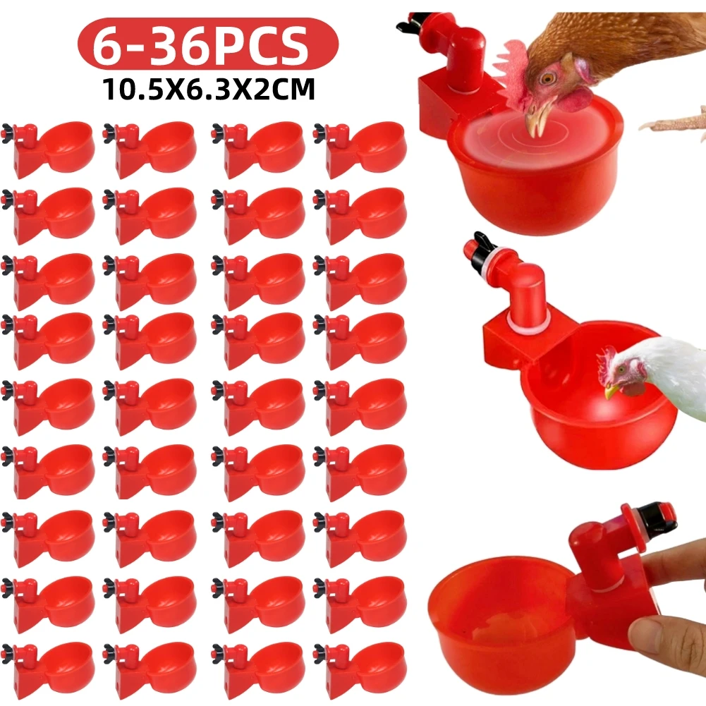 Chicken Nipple Drinker - 6-36 sztuk kurczak kaczka kubek do