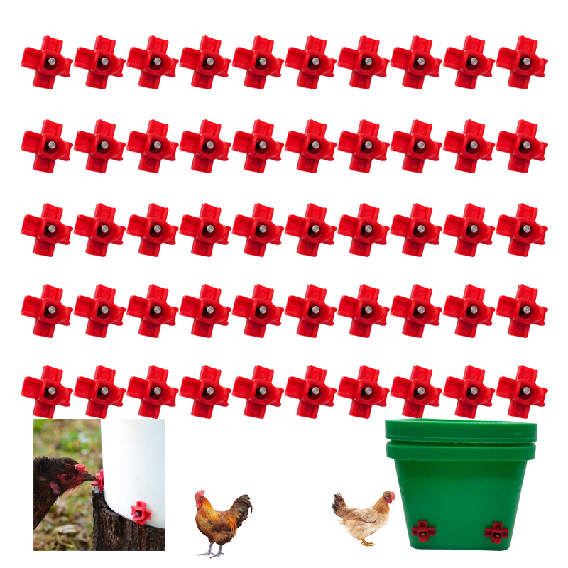 Chicken Nipple Drinker - 50 sztuk automatyczne poidło dla kurczaków