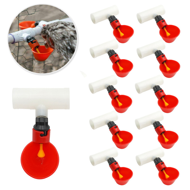 Chicken Nipple Drinker - 10 szt. Automatyczne Poidło dla Kurczaków
