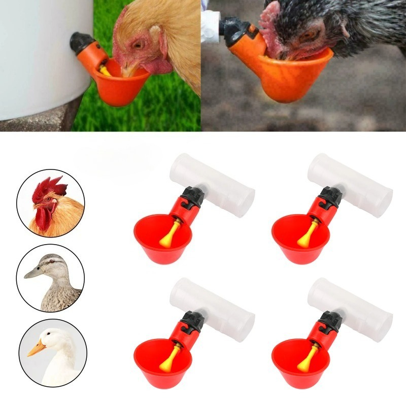 Chicken Nipple Drinker - 4 szt. Automatyczne poidełka dla kur