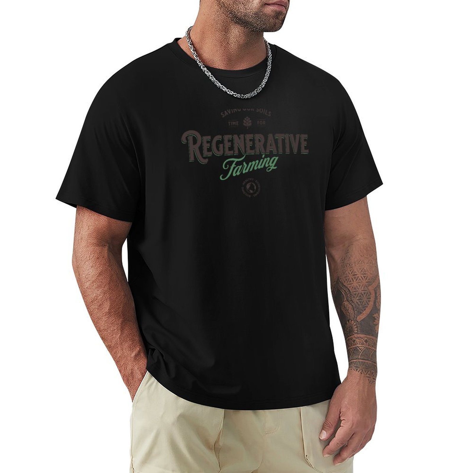 Regenerative Farming Agriculture - Regeneracyjna rolnictwo ekologiczne Koszulka z nadrukiem