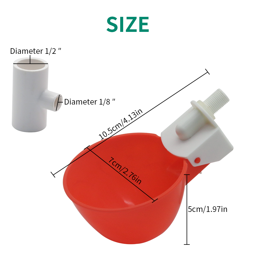 5/10/20 szt. Plastikowa miska  – Chicken Nipple Drinker recenzja i cena