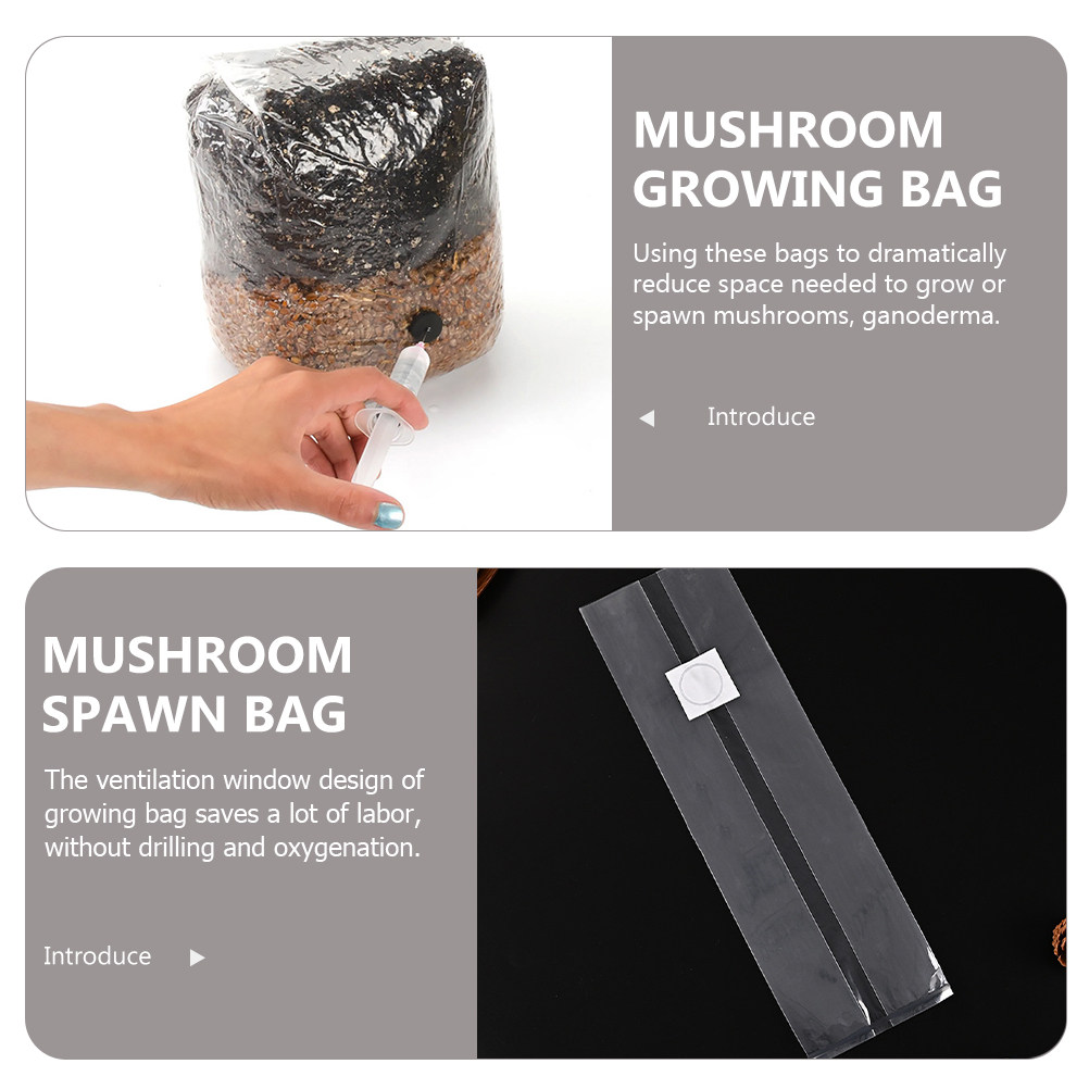 20 sztuk przezroczystych workó – Mushroom Spawn Bag recenzja i cena